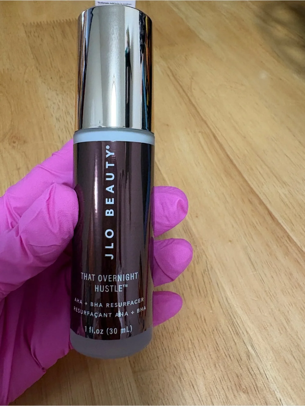 JLo Beauty~That Overnight Hustle, AHA & BHA Resurfacer, full Sz 1oz, BNIB, New